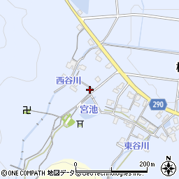 兵庫県丹波市柏原町鴨野122周辺の地図