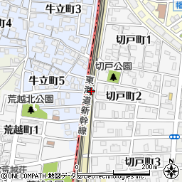 愛知県名古屋市熱田区野立町（上田）周辺の地図