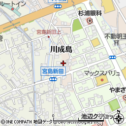 静岡県富士市川成島853周辺の地図