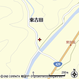 岡山県美作市東吉田483周辺の地図