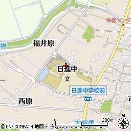 愛知県日進市本郷町西原中通980周辺の地図