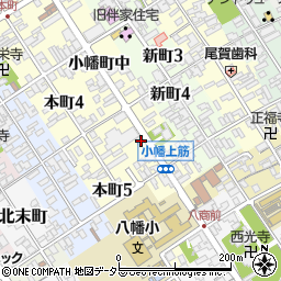 滋賀県近江八幡市小幡町上周辺の地図