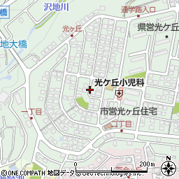 静岡県三島市光ケ丘周辺の地図