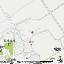 滋賀県近江八幡市牧町1547周辺の地図