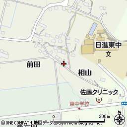 愛知県日進市藤島町前田61周辺の地図