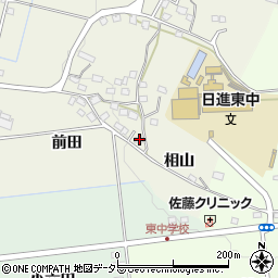 愛知県日進市藤島町前田62周辺の地図