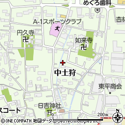 静岡県駿東郡長泉町中土狩498-10周辺の地図