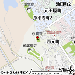 滋賀県近江八幡市西元町39周辺の地図