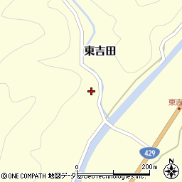 岡山県美作市東吉田842周辺の地図