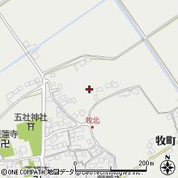 滋賀県近江八幡市牧町1548周辺の地図