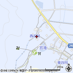 兵庫県丹波市柏原町鴨野124周辺の地図