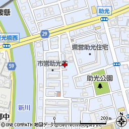 愛知県名古屋市中川区助光2丁目1539周辺の地図