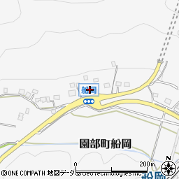 京都府南丹市園部町船岡松尾周辺の地図