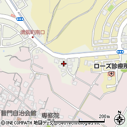 滋賀県大津市清風町38-5周辺の地図
