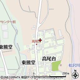 静岡県沼津市高尾台周辺の地図