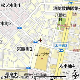 美鈴マンション宮脇周辺の地図
