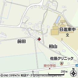 愛知県日進市藤島町前田60周辺の地図