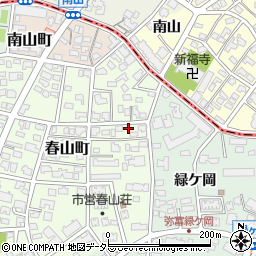 愛知県名古屋市瑞穂区春山町6-37周辺の地図