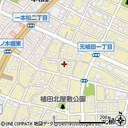 愛知県名古屋市天白区元植田3丁目412周辺の地図