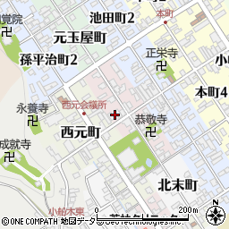 滋賀県近江八幡市北元町36周辺の地図