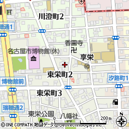 愛知県名古屋市瑞穂区東栄町1丁目21周辺の地図