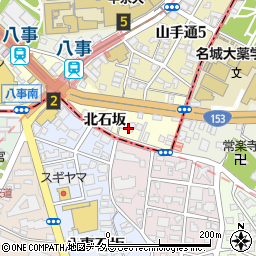愛知県名古屋市昭和区広路町北石坂周辺の地図