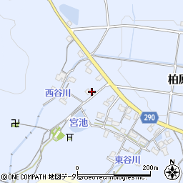 兵庫県丹波市柏原町鴨野130周辺の地図