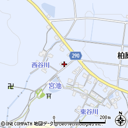 兵庫県丹波市柏原町鴨野130周辺の地図