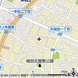 愛知県名古屋市天白区元植田3丁目413周辺の地図