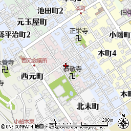 滋賀県近江八幡市北元町10周辺の地図