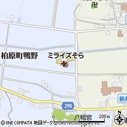 兵庫県丹波市柏原町鴨野316周辺の地図