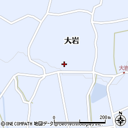 大岩ライスセンター周辺の地図