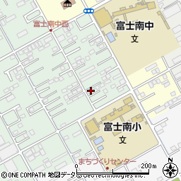 静岡県富士市宮下439-2周辺の地図