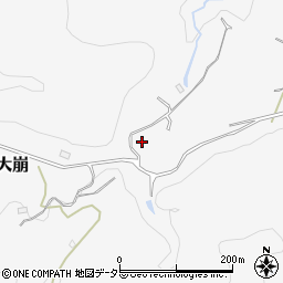 千葉県鋸南町（安房郡）大崩周辺の地図