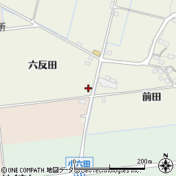 愛知県日進市藤島町六反田周辺の地図