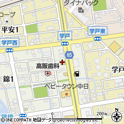 ガスト蟹江店周辺の地図