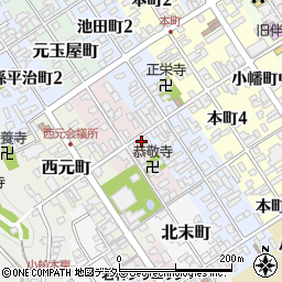 滋賀県近江八幡市北元町11周辺の地図