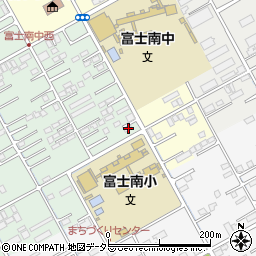静岡県富士市宮下463-4周辺の地図