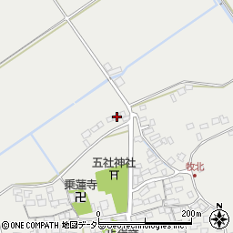 滋賀県近江八幡市牧町1200周辺の地図