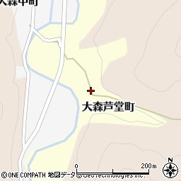 京都府京都市北区大森芦堂町74周辺の地図