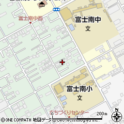 静岡県富士市宮下439-3周辺の地図