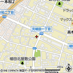 愛知県名古屋市天白区元植田3丁目209周辺の地図
