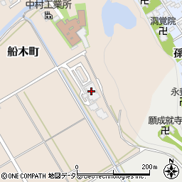滋賀県近江八幡市船木町37周辺の地図