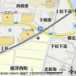 愛知県名古屋市中川区榎津西町14周辺の地図