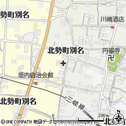 三重県いなべ市北勢町別名591-3周辺の地図