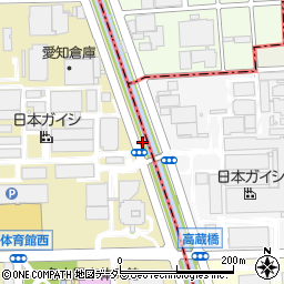 株式会社タカツ　熱田営業所周辺の地図