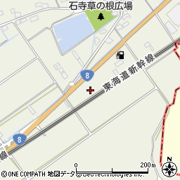 滋賀県近江八幡市安土町石寺466周辺の地図