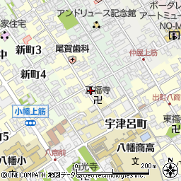滋賀県近江八幡市魚屋町上2周辺の地図