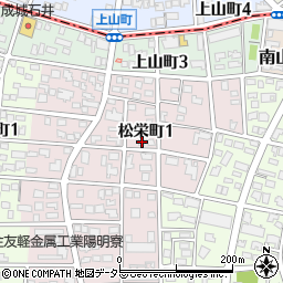 愛知県名古屋市瑞穂区松栄町1丁目70周辺の地図