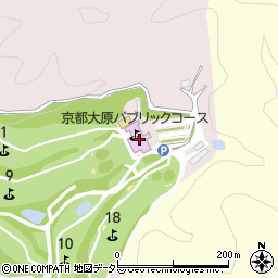 京都大原パブリックコース周辺の地図